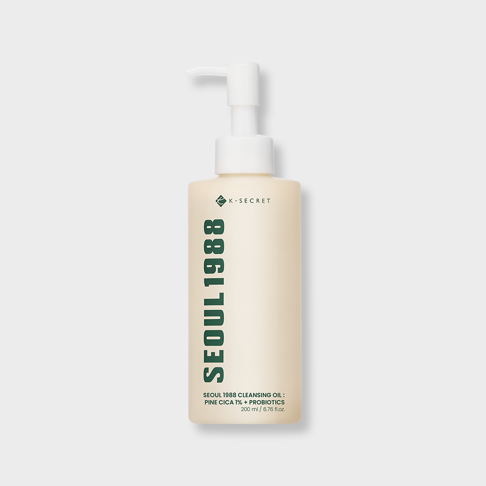 KSECRET SEOUL 1988 Cica Cleansing Oil: Pine Cica 1% + Probiotics for gentle fall double cleansing