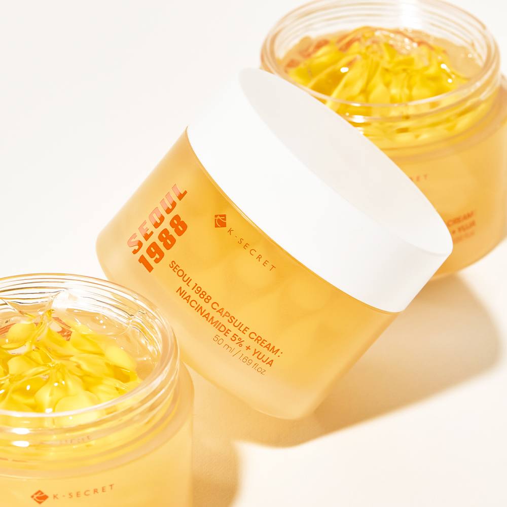 SEOUL 1988 CAPSULE CREAM : NIACINAMIDE 5% + YUJA – K-SECRET Cosmetics