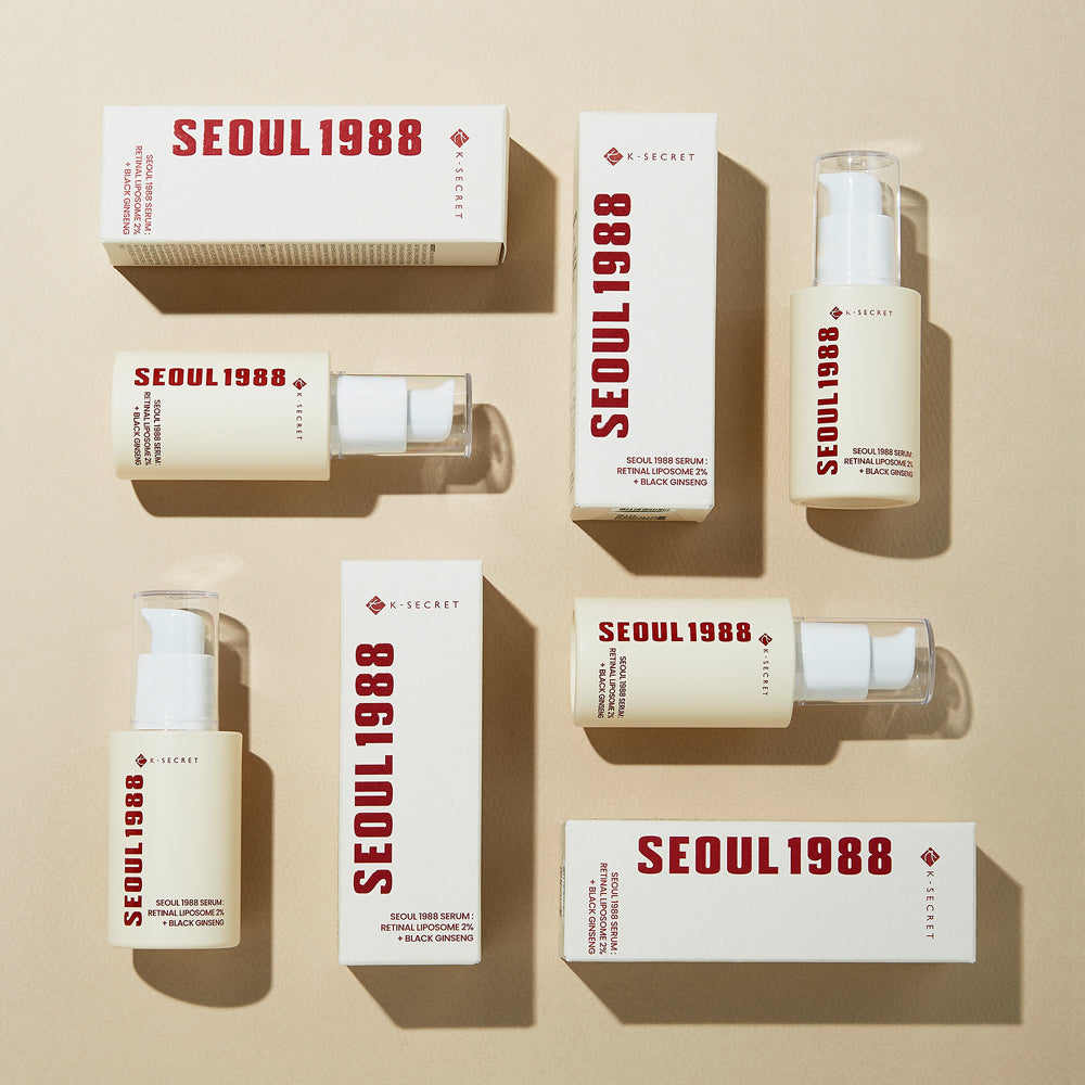 韓国コスメ SEOUL 1988 Serum : Retinal Liposome 2% + Black Ginseng – K