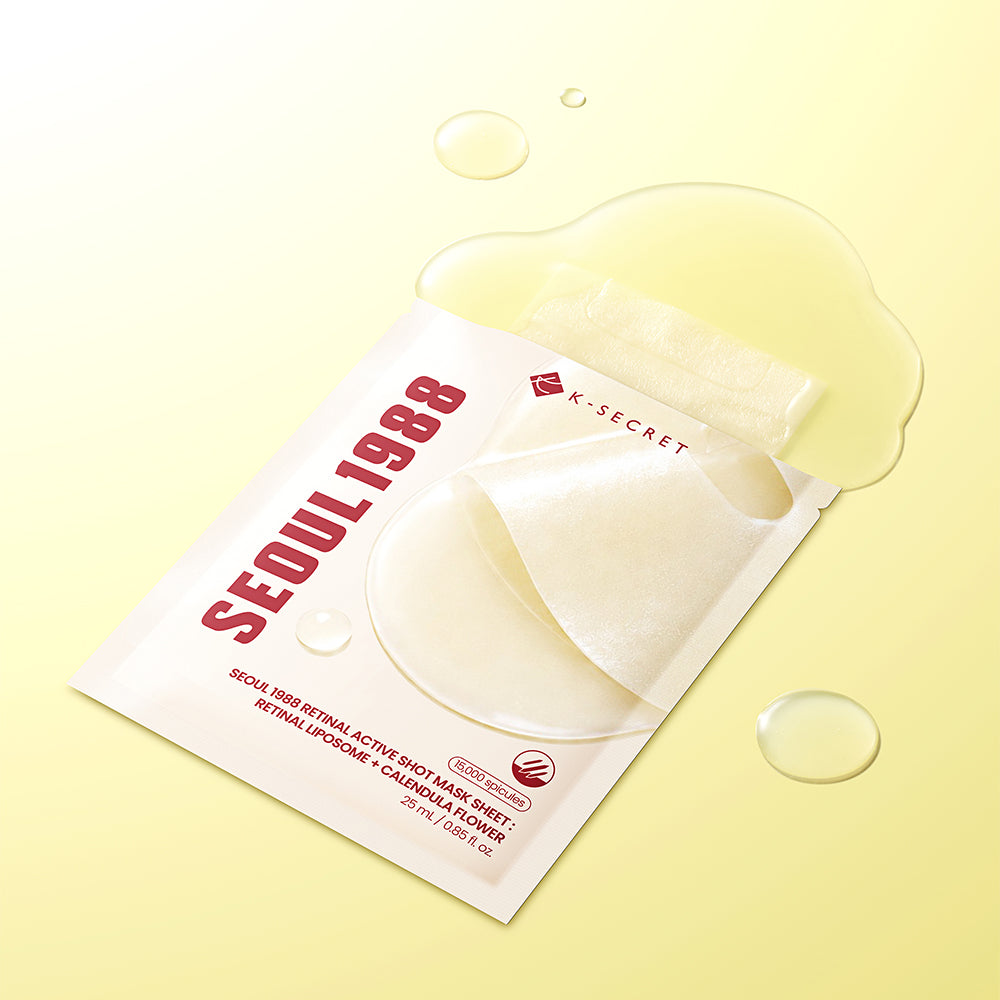 SEOUL 1988 RETINAL ACTIVE SHOT MASK SHEET : RETINAL LIPOSOME + CALENDULA FLOWER