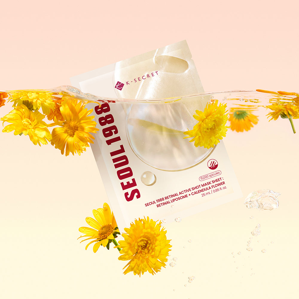 SEOUL 1988 RETINAL ACTIVE SHOT MASK SHEET : RETINAL LIPOSOME + CALENDULA FLOWER